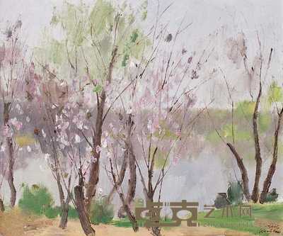 章文浩 2006年作 早春 45×55cm